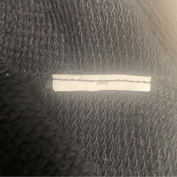 Michael Kors Black Knit Pullover Hoodie Lace up Neckline Women Size M - Picture 6 of 10